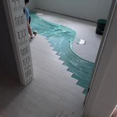 KCC강마루 시공현장.친환경마루본드시공!합판온돌마루와동