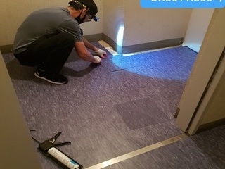 동양파라빌15층전체건물 KCC디럭스 복도및계단시공