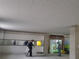 수원자혜특수학교현장 KCC석고텍스시공현장