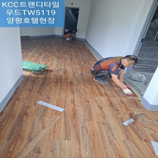 양평호텔현장 KCC트랜디우드타일TW5119